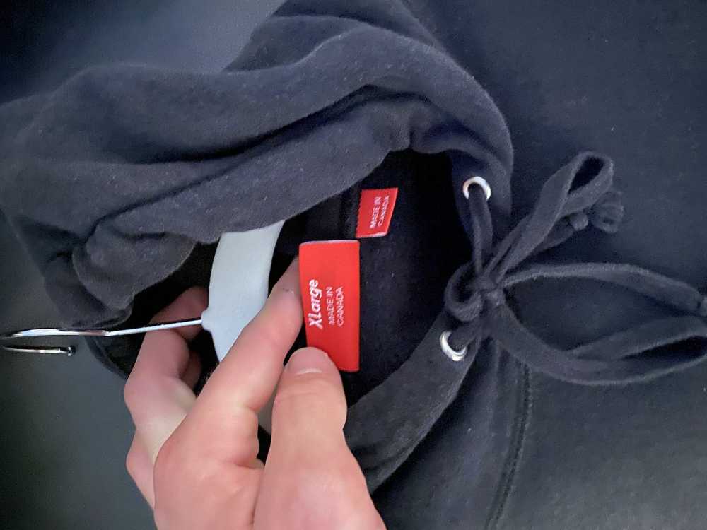 Supreme Supreme Sleeve Box Logo Hoodie Black - image 3