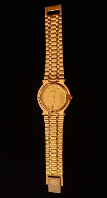 Gucci × Luxury × Vintage 32mm | 9200 M Gold Plate… - image 1