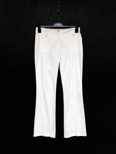 Kenzo Kenzo Paris Off White Wide Leg Gabardine Pan