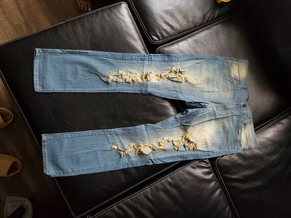 Golden Denim Golden Denim Ripped Slim Fit Jeans - image 1