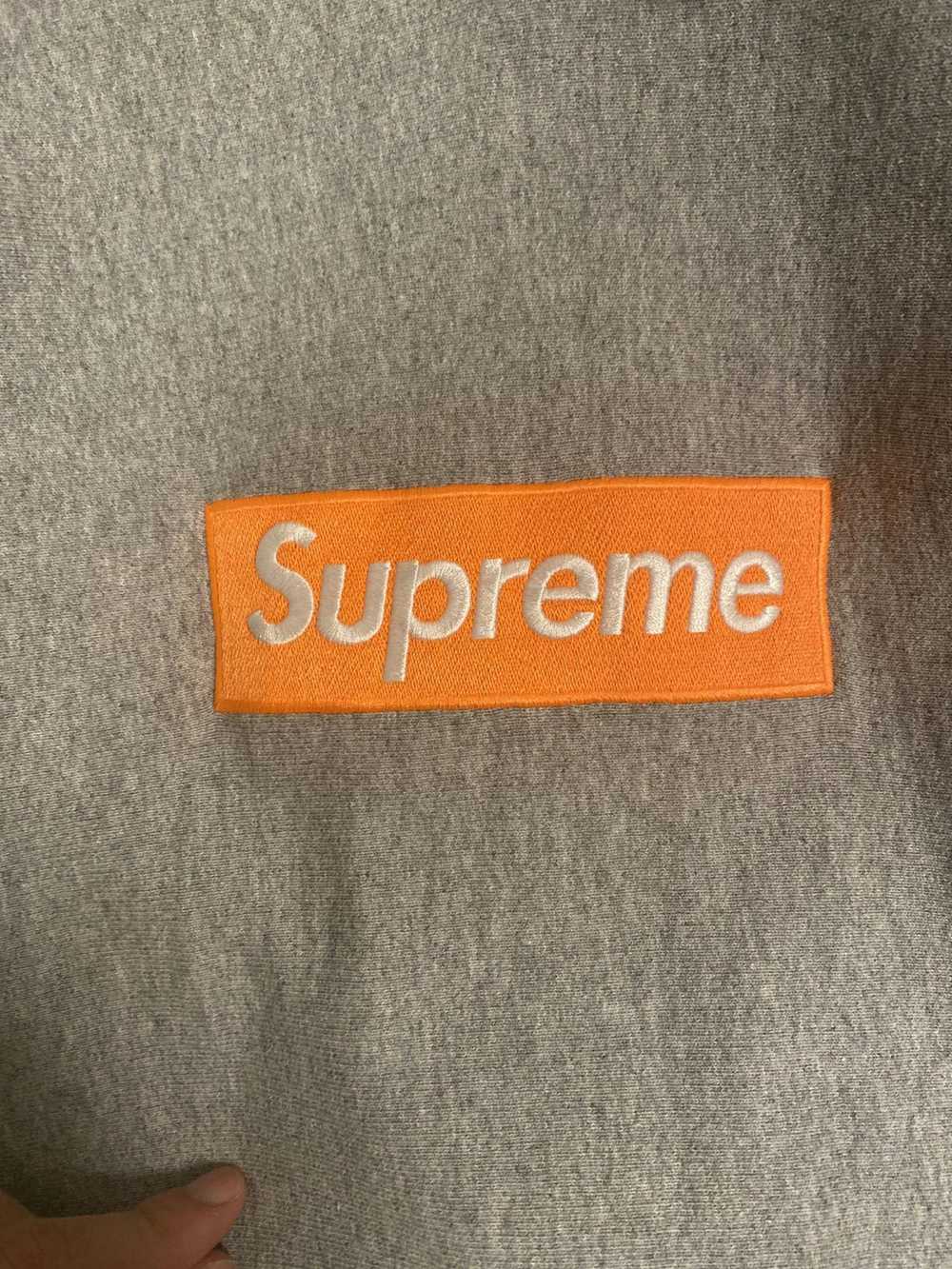 Supreme Supreme Box Logo FW17 Grey/Orange Size La… - image 10