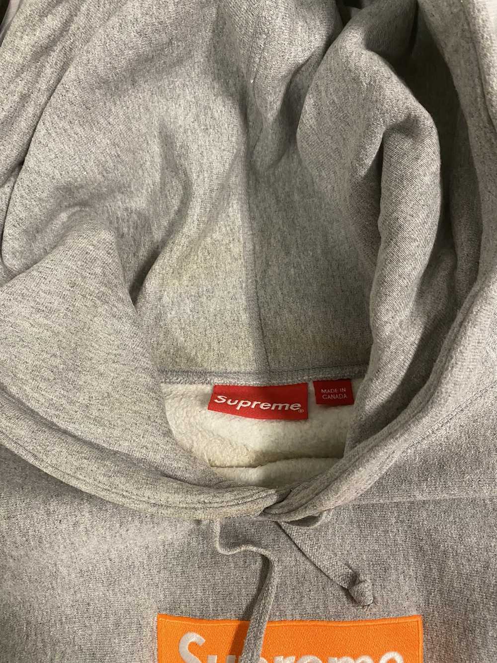 Supreme Supreme Box Logo FW17 Grey/Orange Size La… - image 5