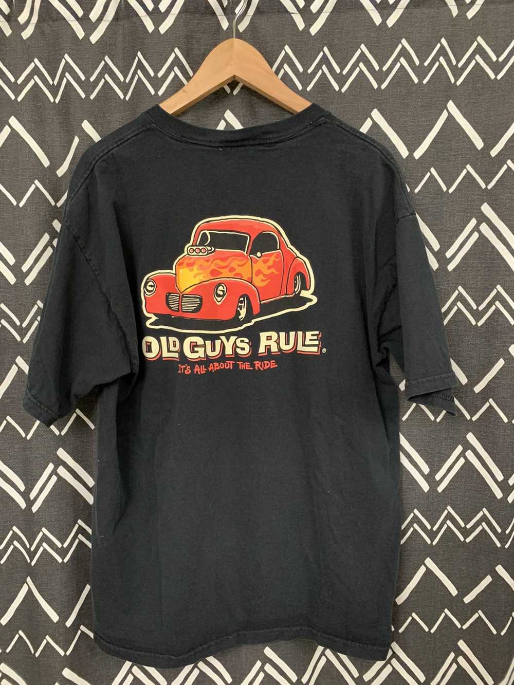 Other × Vintage Vintage X Old Guy Rules graphic T… - image 3