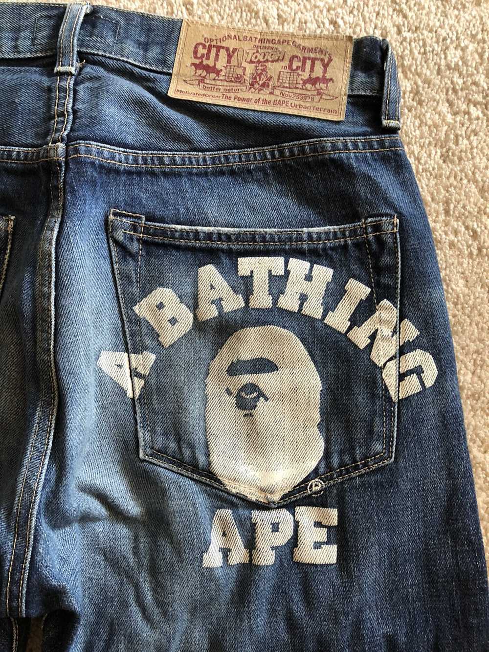 Bape Bape college logo denim - image 3