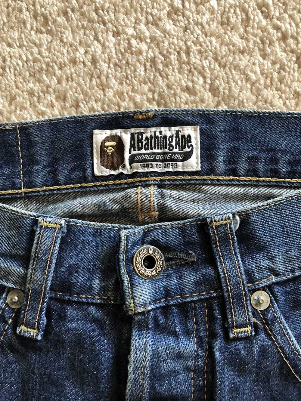 Bape Bape college logo denim - image 6