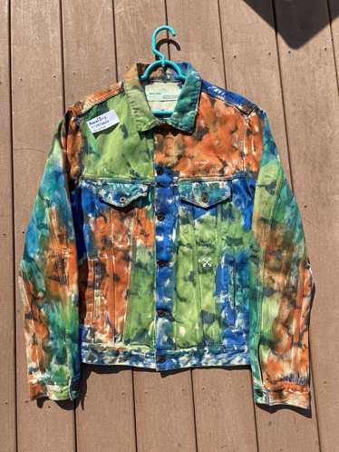 Mens off white denim jacket Gem