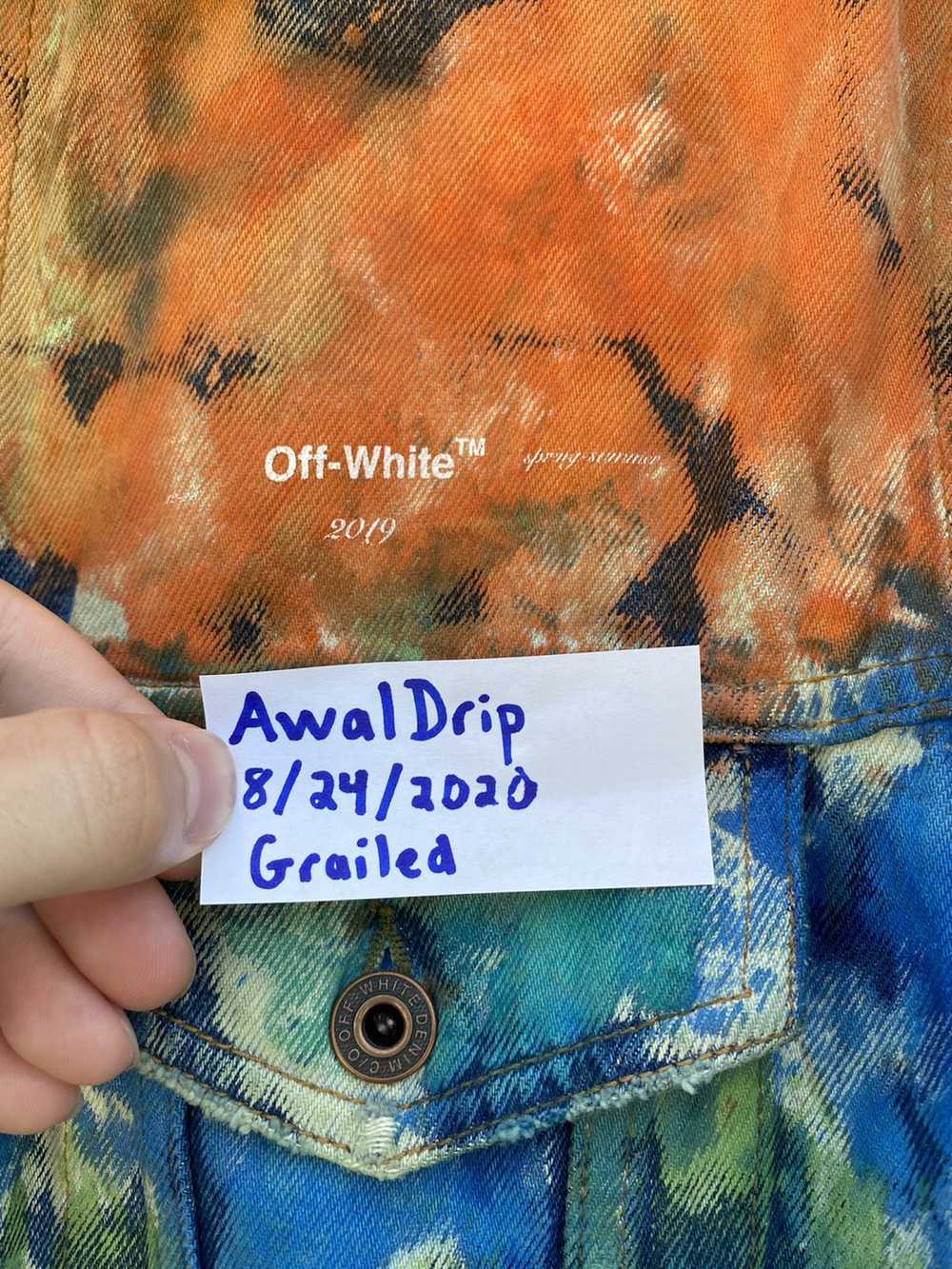 Off-White Off White Slim Denim Jacket - image 4