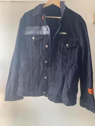 Heron Preston Heron Preston Black typed denim jack