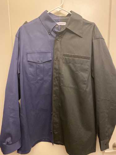 Gosha Rubchinskiy Half/Half button up shirt