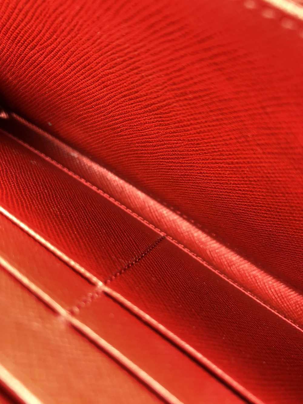 Prada Prada tessuto red nylon zippy wallet - image 6