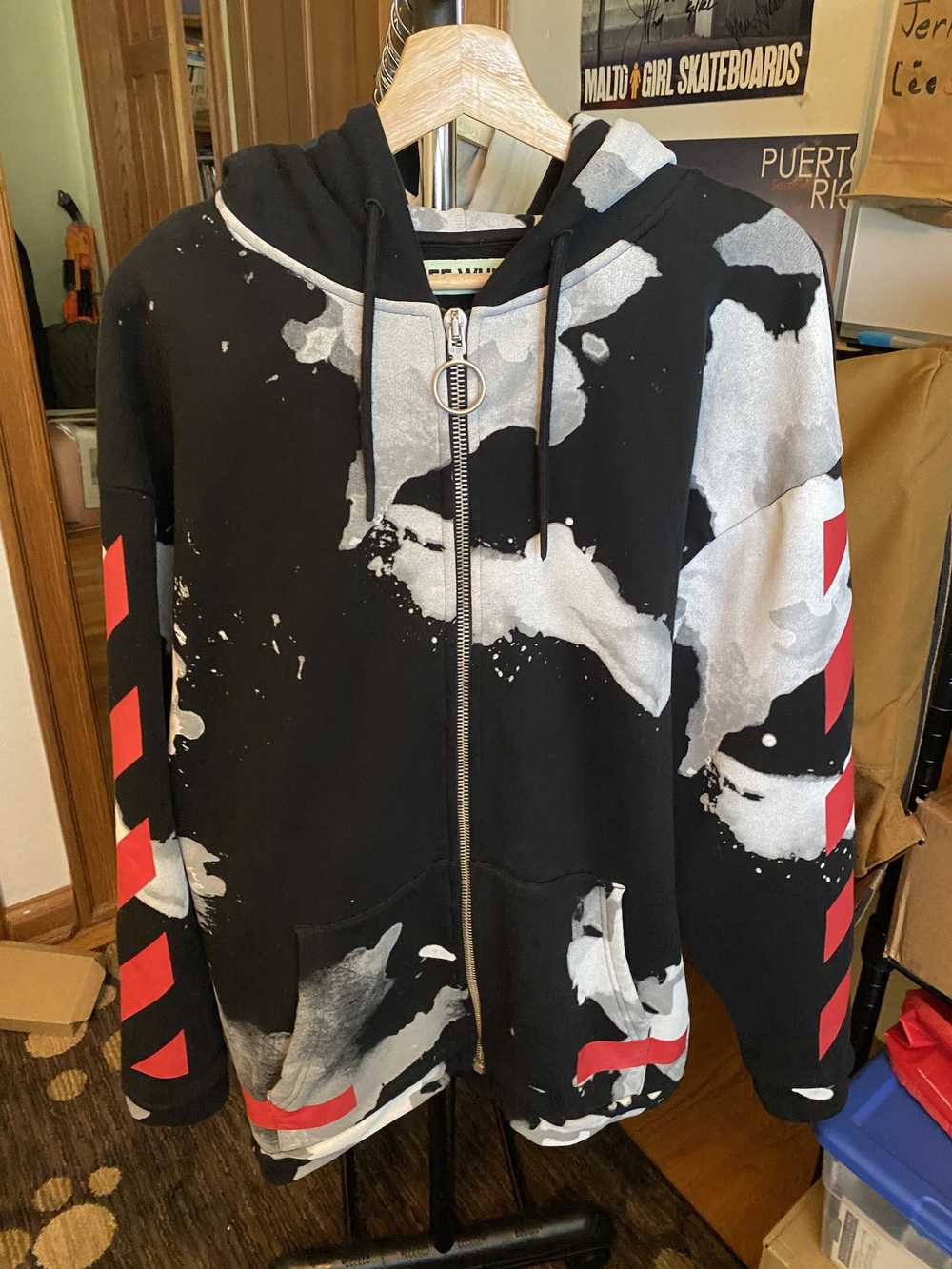 Off-White Liquid Spots Hoodie - image 4