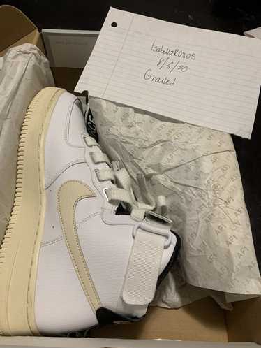 Nike White AF1 High Utility