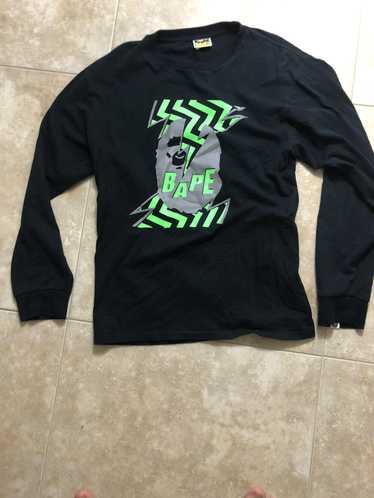 Bape Bape Black and Green Longsleeve