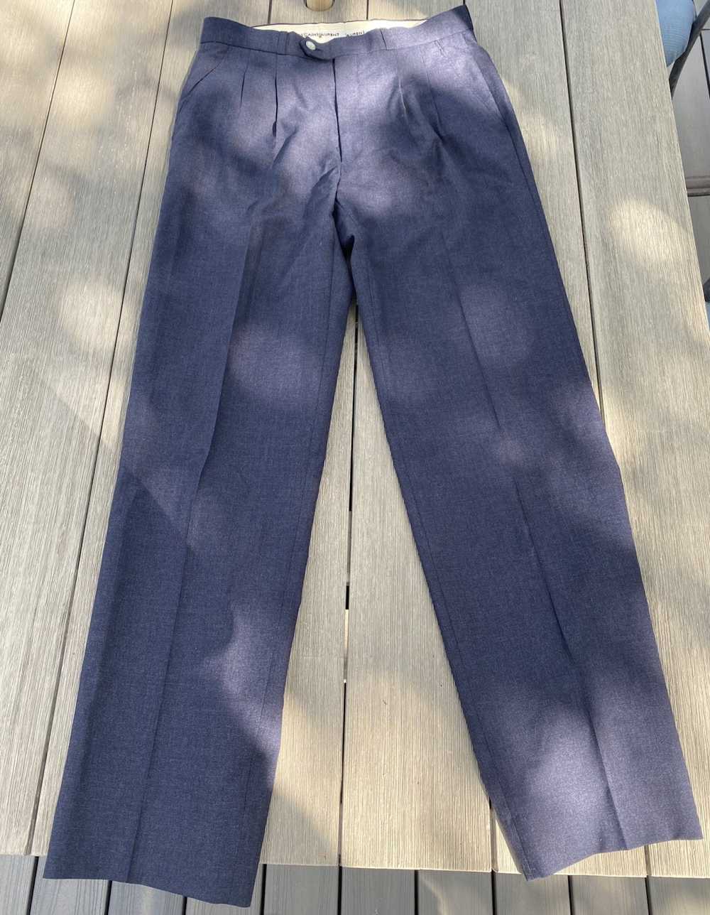 Yves Saint Laurent YSL Vintage Pleated Dress Pant - image 2