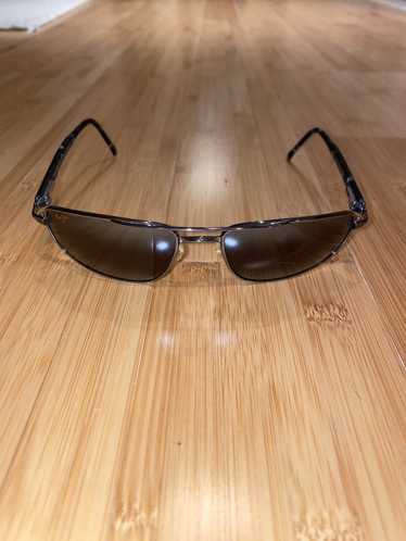 Maui Jim Men's Kahuna Polarized Rectangular Sunglasses, Gunmetal/Neutral  Grey Polarized, Medium : Amazon.sg: Fashion