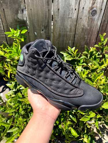 Jordan 13 black cat on feet cheap