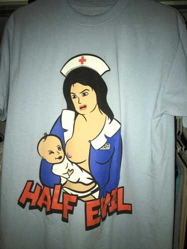 Half Evil Half evil nurse tee