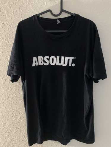 Vintage Vintage Absolut Vodka Logo Short Sleeve