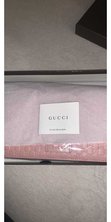 Gucci Pink Microguccissima Wallet