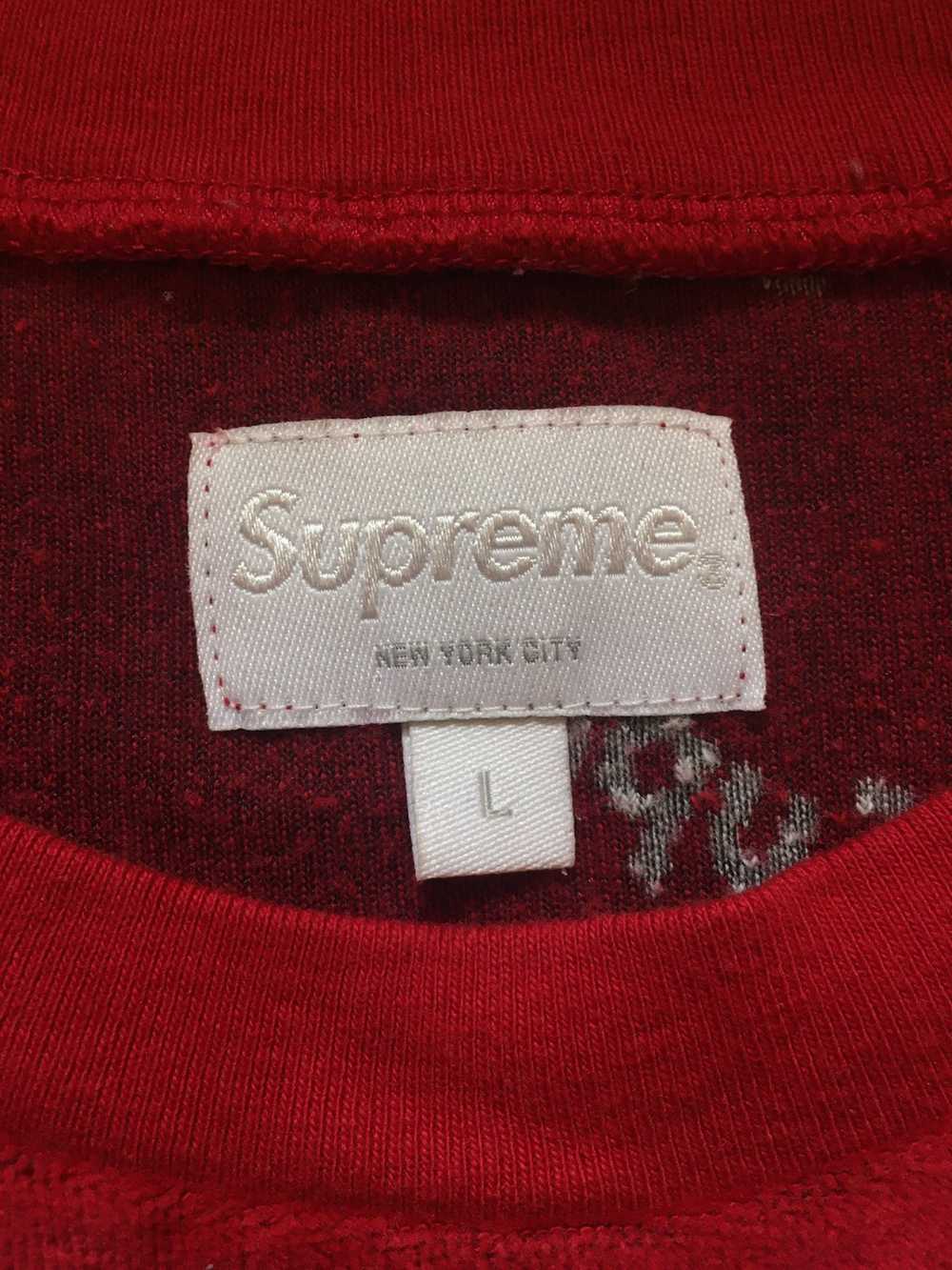 Supreme Supreme Velour Diagonal Repeat Long sleeve - image 4