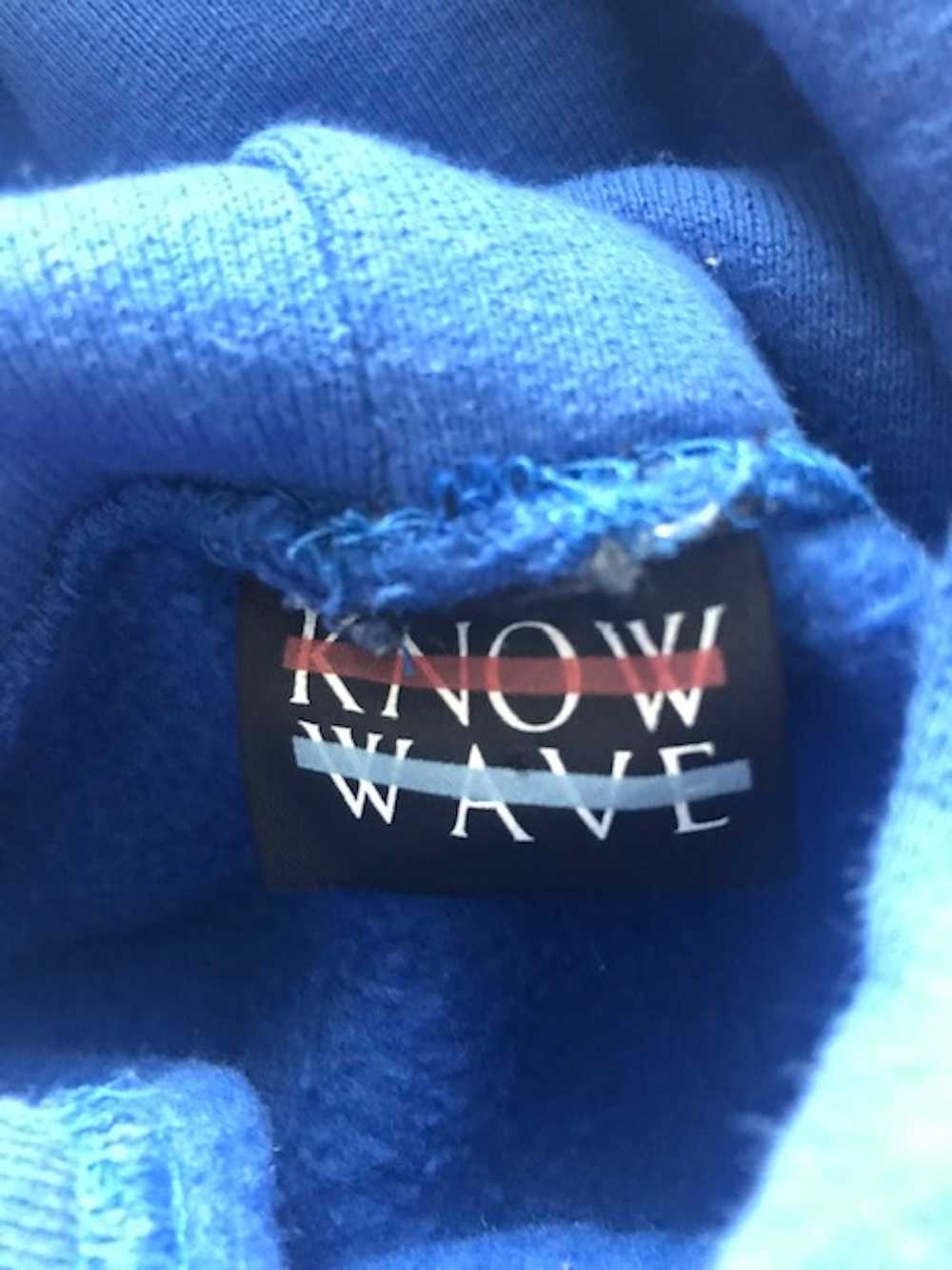 Know Wave Blue Know Wave Hoodie - image 2