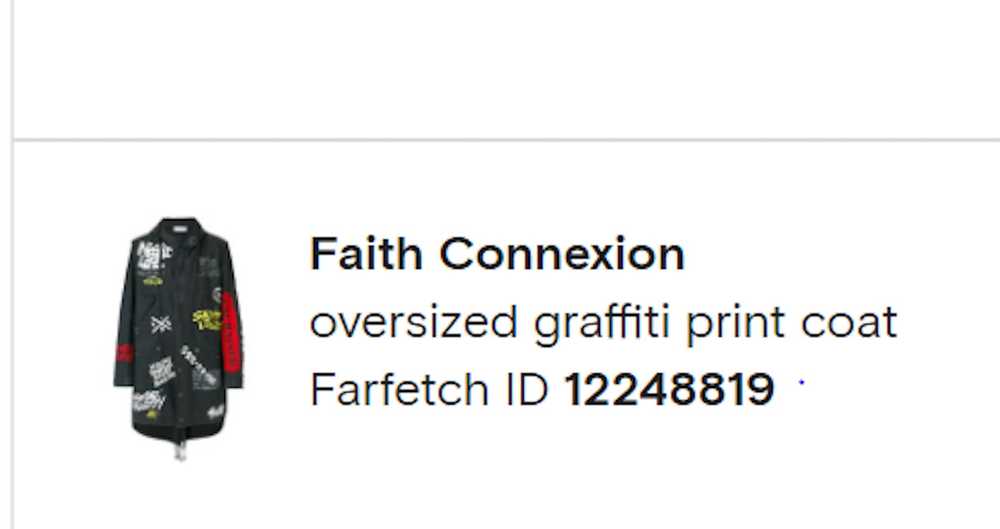 Faith Connexion Faith Connexion oversized graffit… - image 7