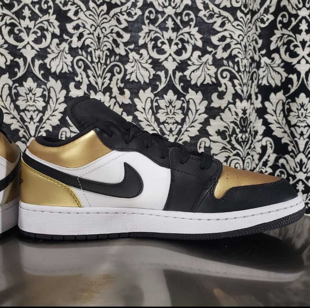 Jordan Brand × Nike Air Jordan 1 Low GS Gold Toe - image 4