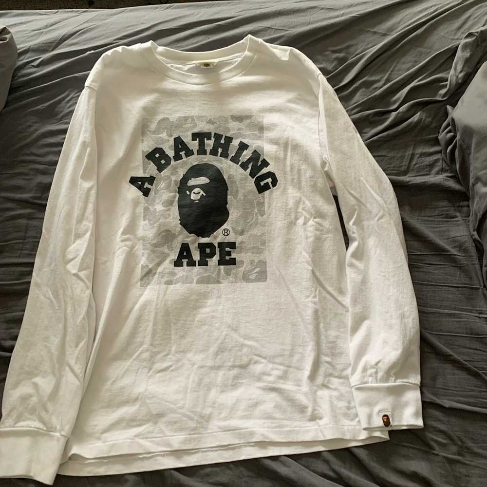 Bape Bape ABC Reflective Camo Long Sleeve - image 1