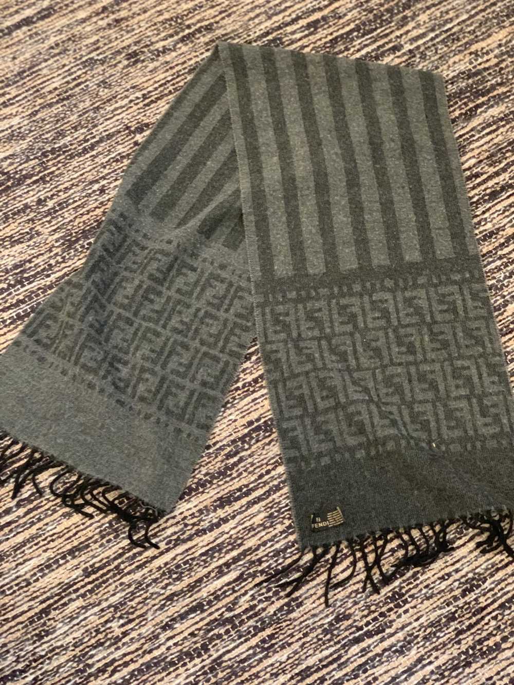 Fendi Vintage Fendi Zucca Monogram Scarf Gem