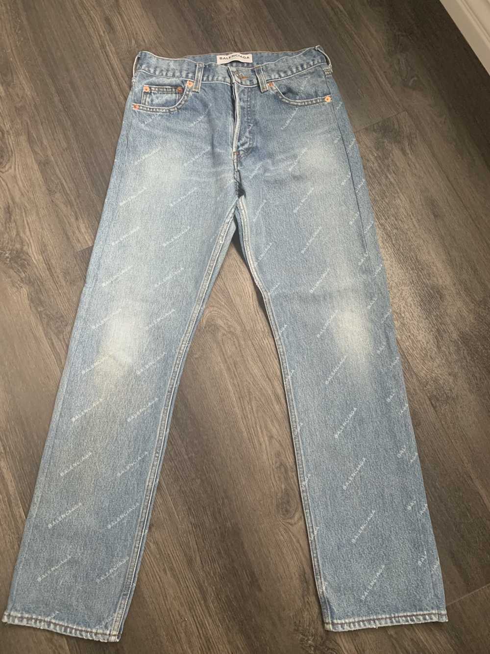 Balenciaga Balenciaga Indigo logo denim - Gem