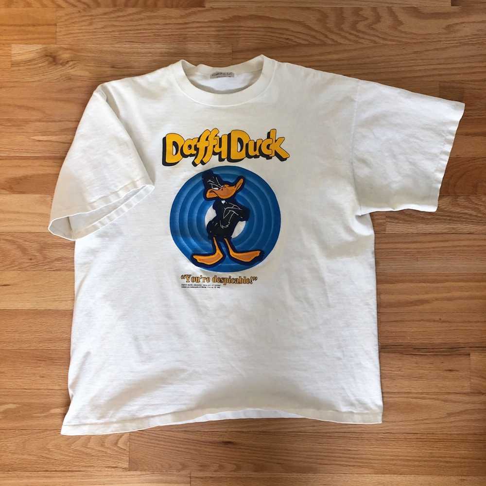 Vintage Vintage Daffy Duck ‘you’re despicable’ t-… - image 1