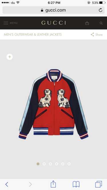 Gucci Gucci Dog Embroidery Jacket