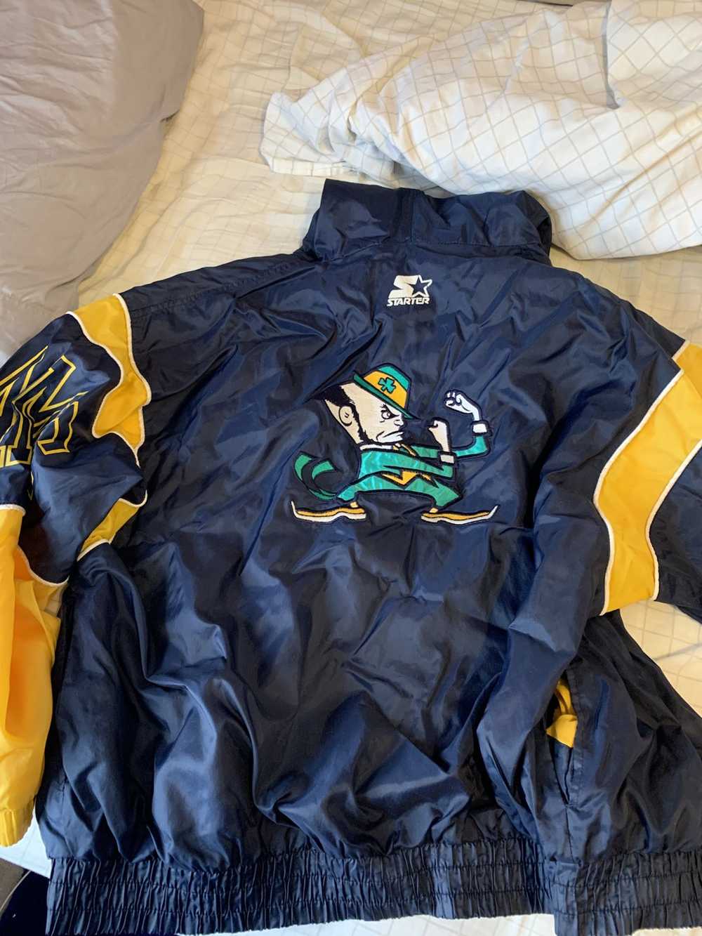 Starter Vintage Notre Dame Starter Jacket - image 3