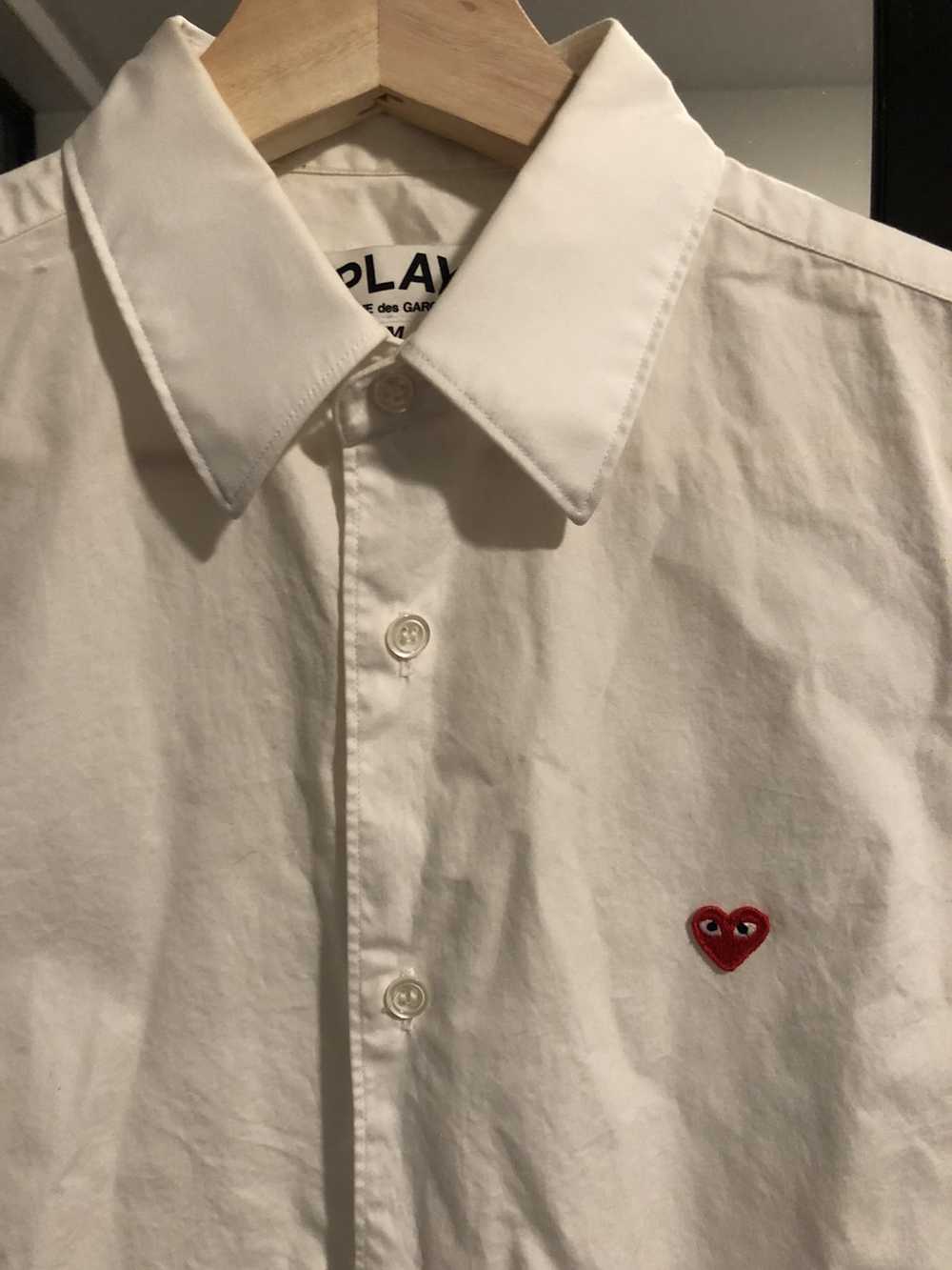 Comme Des Garcons Play CDG PLAY BUTTON-UP LS SHIRT - image 1
