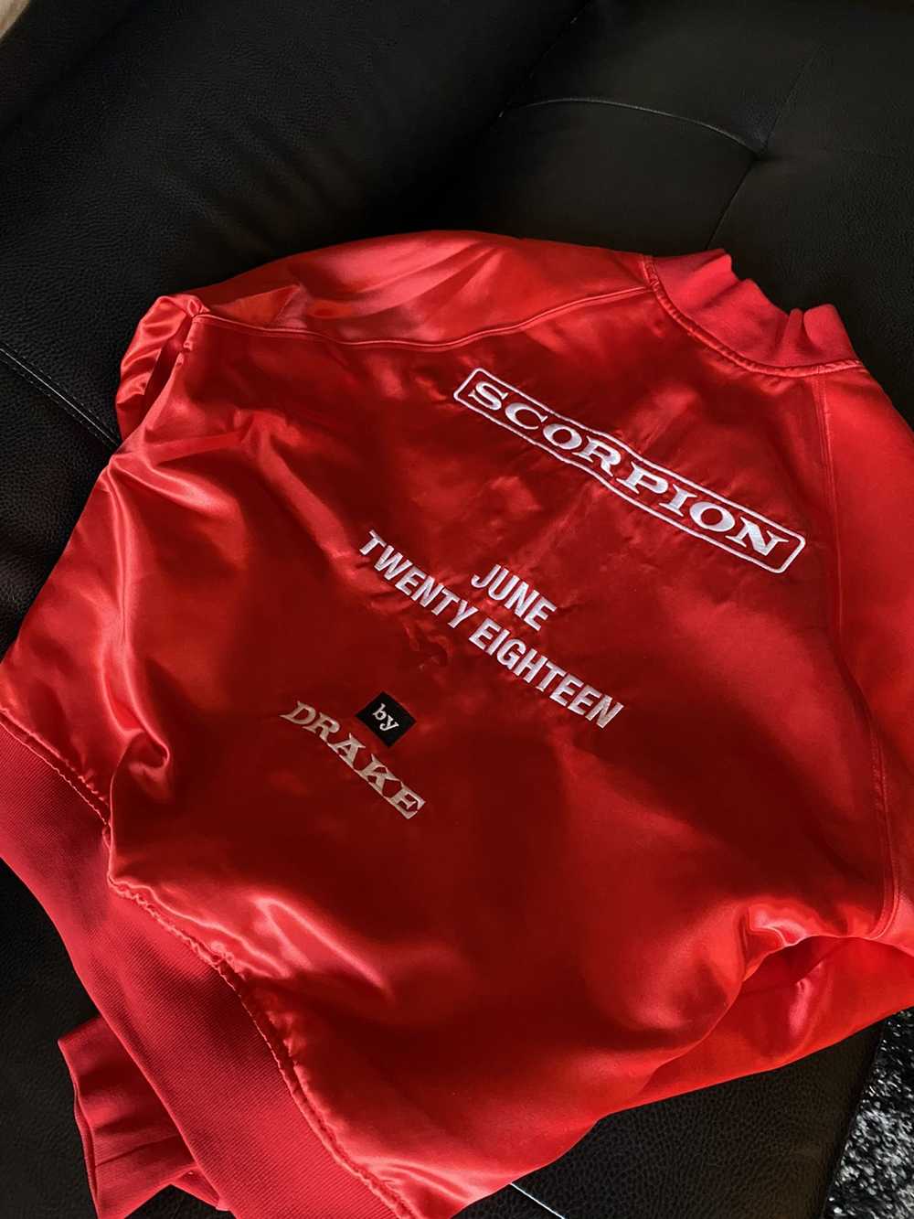 Drake Rare Drake Scorpion Tour Jacket Red - image 1