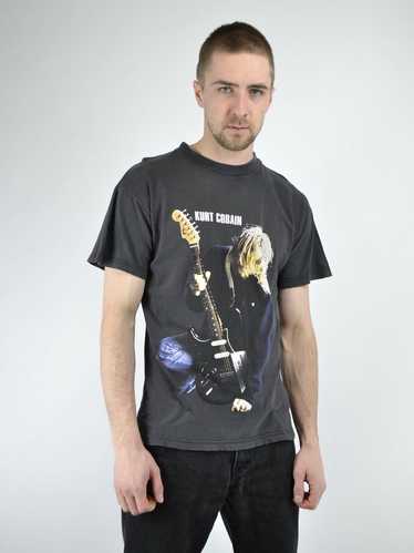 Nirvana Bleach Kurt Cobain Tee Faded Black