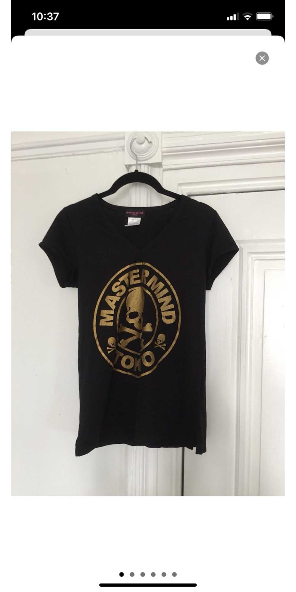 Mastermind Japan Black and gold runway t-shirt. - image 1