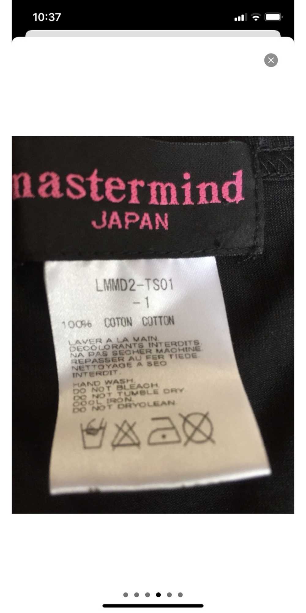 Mastermind Japan Black and gold runway t-shirt. - image 3