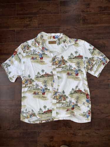 Clearwater Outfitters Christmas Hawaiian Shirt