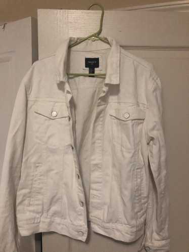 Forever 21 White denim jacket
