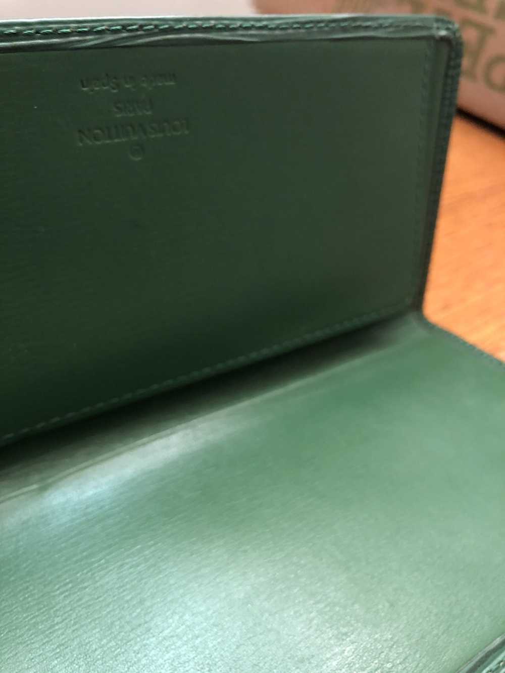 Louis Vuitton Louis Vuitton green bifold wallet/c… - image 3