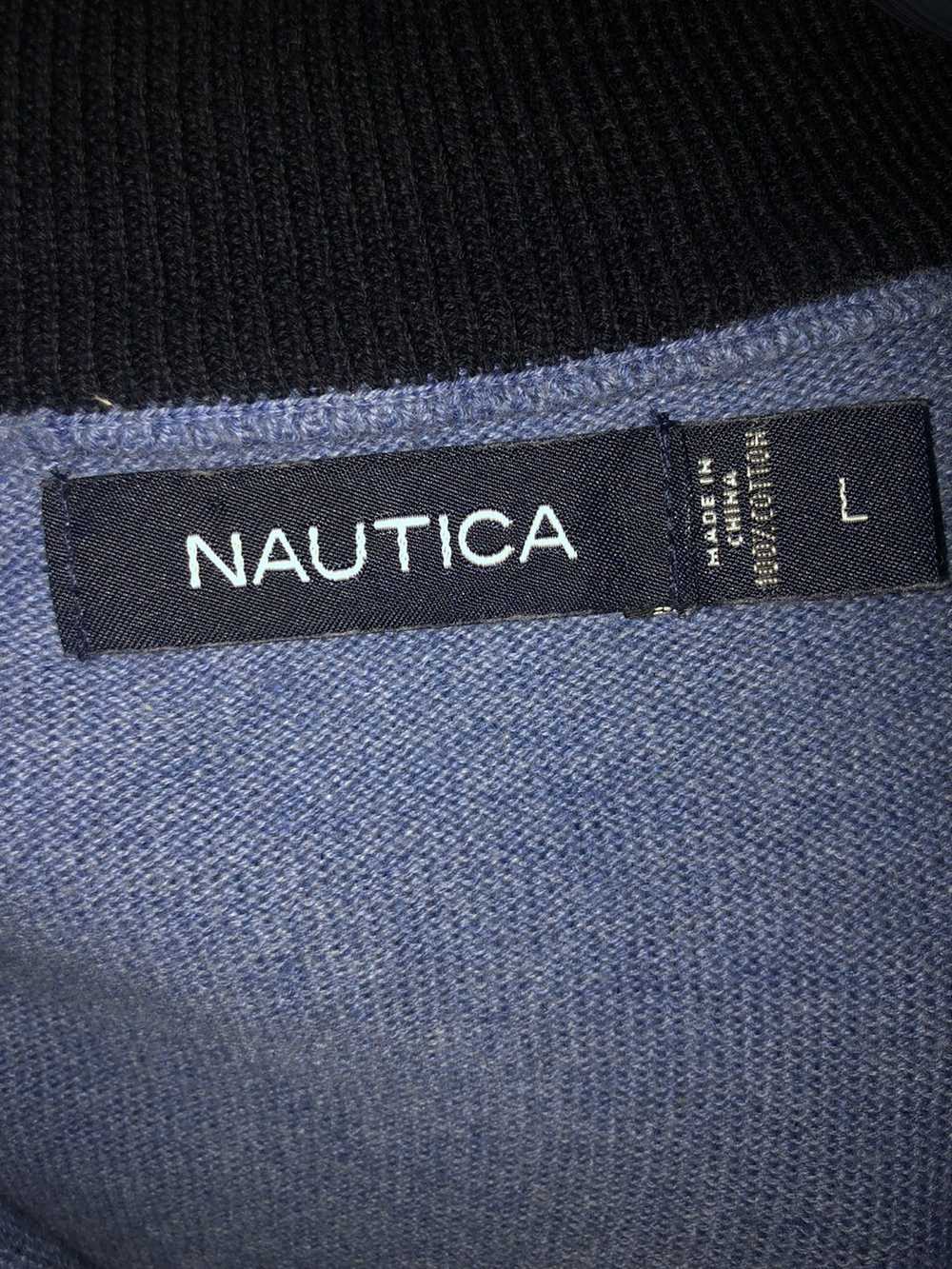 Nautica Men’s nautica quarter zip up sweater size… - image 4