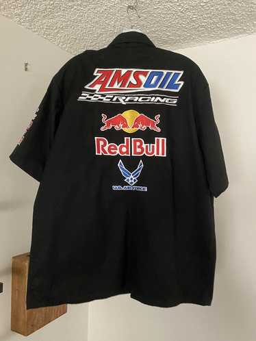 Vintage Red Bull Moro cross big logo button up