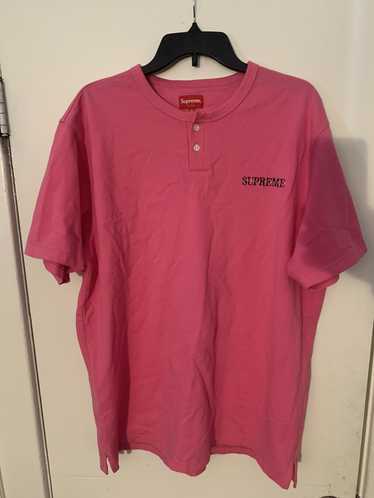 Supreme Supreme Pink Short Sleeve Henley