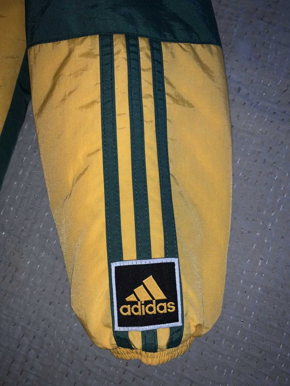 Adidas × Vintage Vintage Adidas Green Bay Jacket - image 4