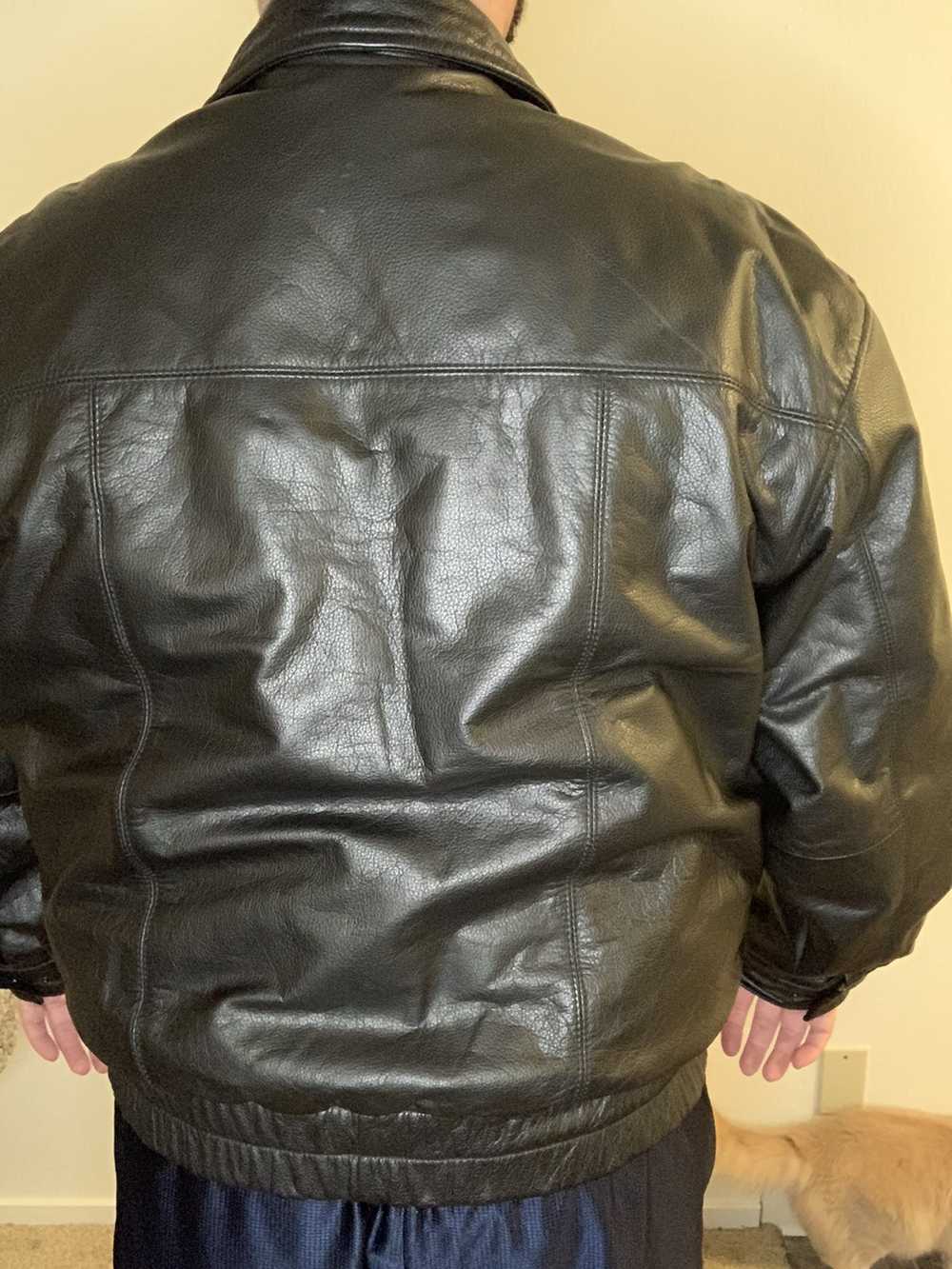 Leather Jacket × NASCAR × Vintage Genuine Leather… - image 4