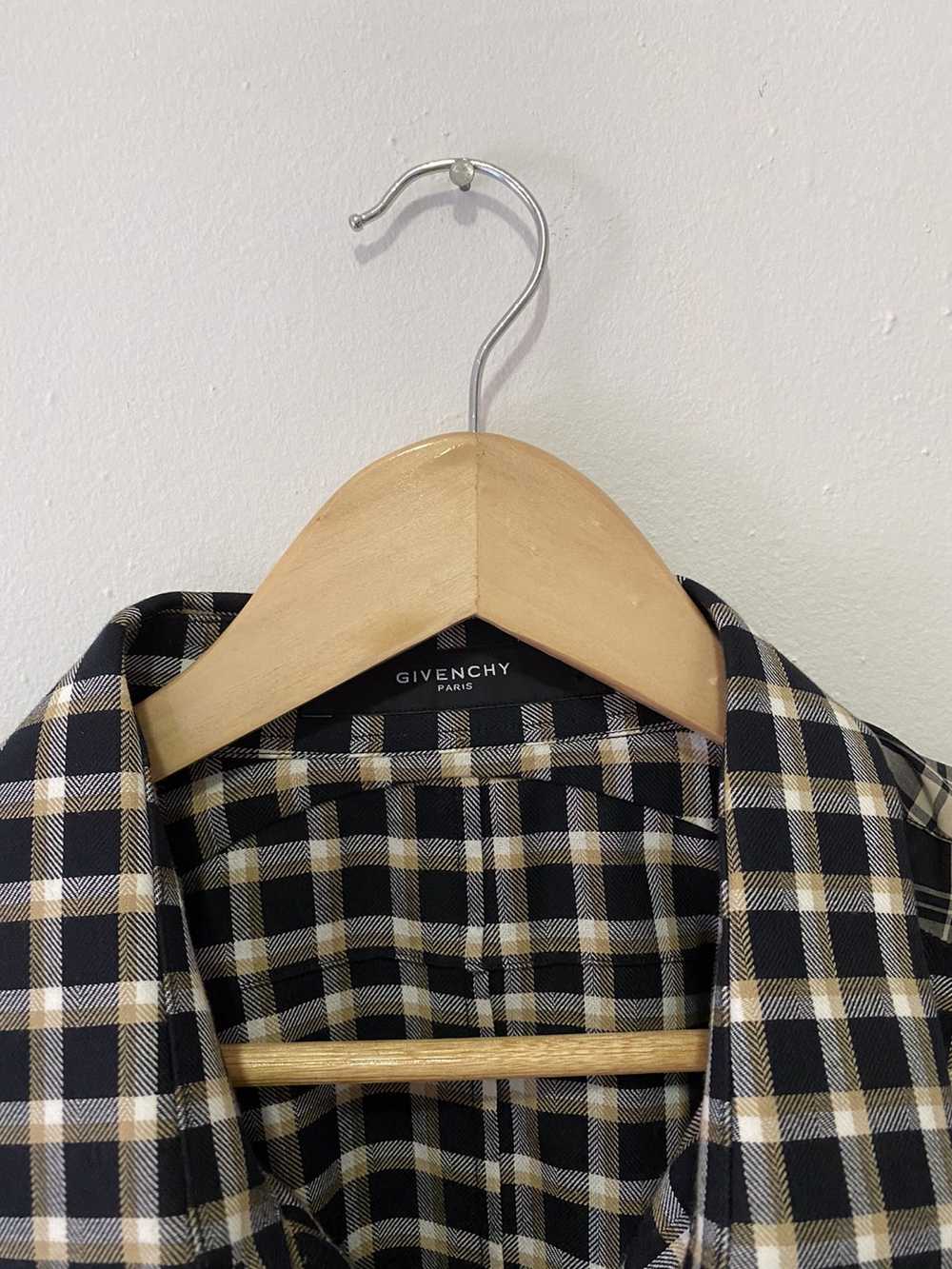 Givenchy Givenchy Multi Color Plaid Oxford Shirt - image 3