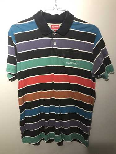 supreme striped polo - Gem