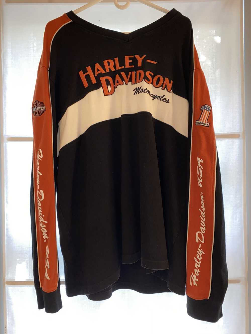 Harley Davidson Heavy Harley Davidson Embroidered Lon Gem