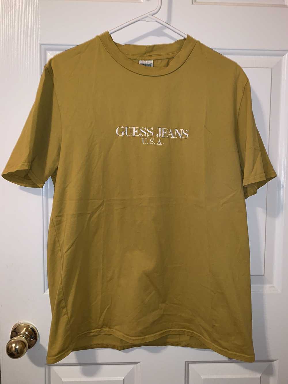 Guess Guess Jeans USA Tee Shirt In Yellow - image 1